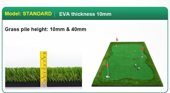 1.5m Golf Putting Green Turf Roll 40mm Portable Putting Green For Backyard